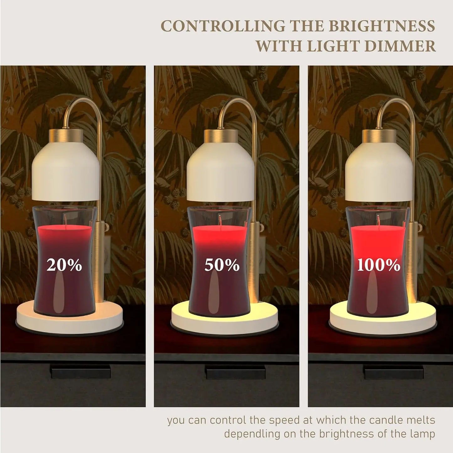 Calientavelas Eléctrico Eaura — Lámpara con Temporizador