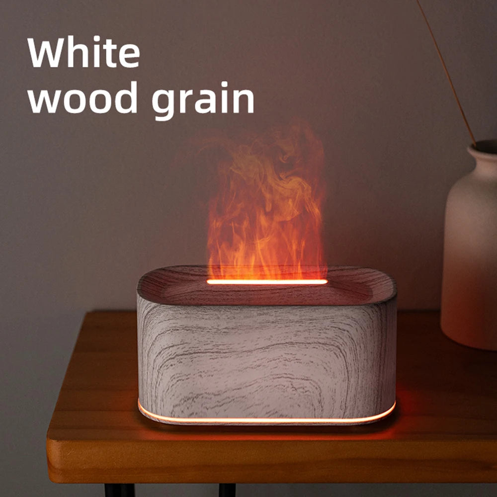 Eaura — Difusor de Aroma con Efecto Llama | Humidificador + Luz Ambiente