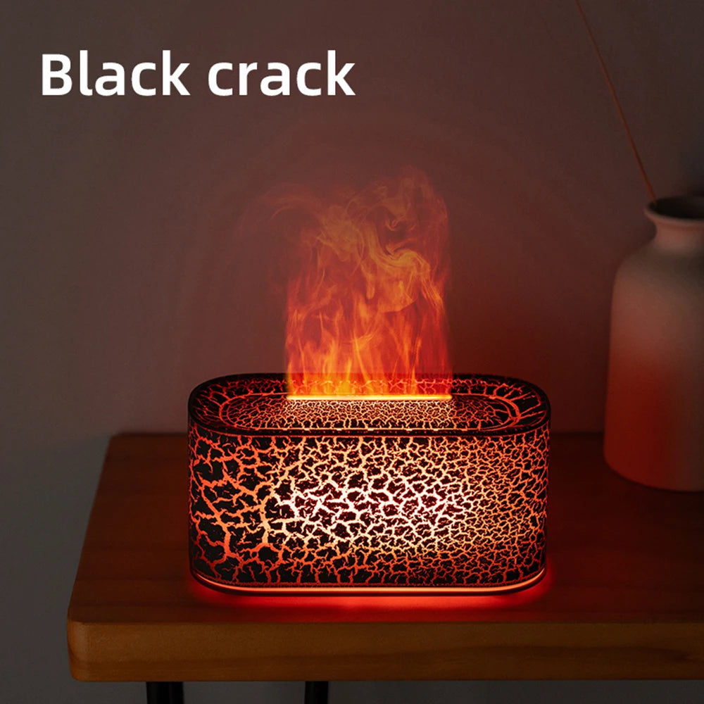 Eaura — Difusor de Aroma con Efecto Llama | Humidificador + Luz Ambiente
