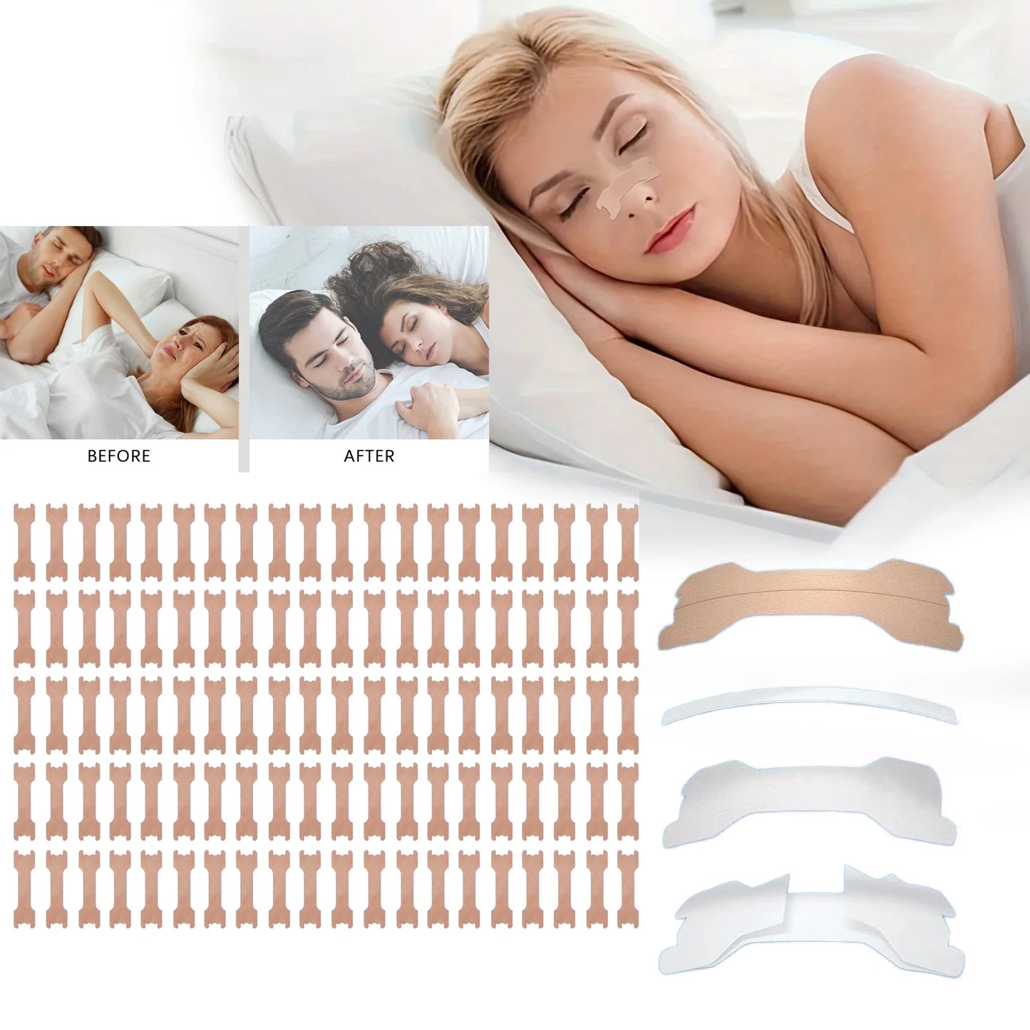 Tiras Nasales Eaura Care — Respira Mejor (Pack XL)